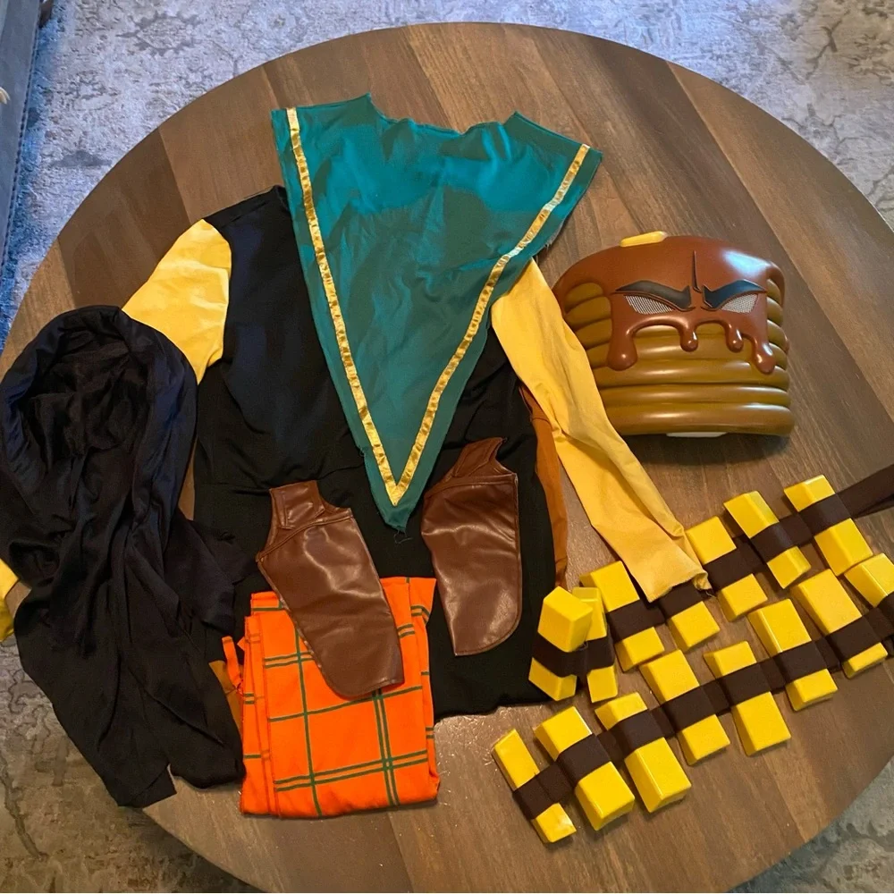 Spirit Fortnite Mancakes Costume Youth Medium
